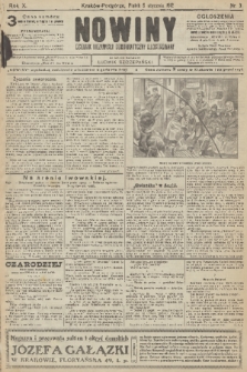 Nowiny : dziennik niezawisły demokratyczny illustrowany. R.10, 1912, nr 3