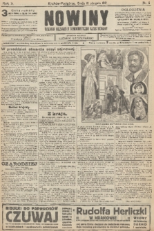 Nowiny : dziennik niezawisły demokratyczny illustrowany. R.10, 1912, nr 6