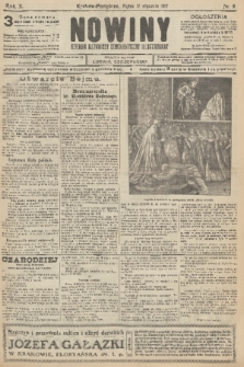 Nowiny : dziennik niezawisły demokratyczny illustrowany. R.10, 1912, nr 8