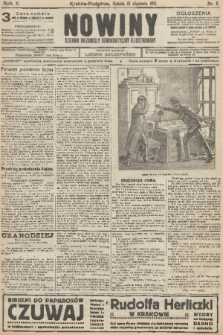 Nowiny : dziennik niezawisły demokratyczny illustrowany. R.10, 1912, nr 9