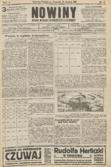 Nowiny : dziennik niezawisły demokratyczny illustrowany. R.10, 1912, nr 19