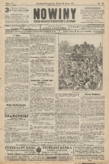 Nowiny : dziennik niezawisły demokratyczny illustrowany. R.10, 1912, nr 35