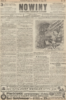 Nowiny : dziennik niezawisły demokratyczny illustrowany. R.10, 1912, nr 39