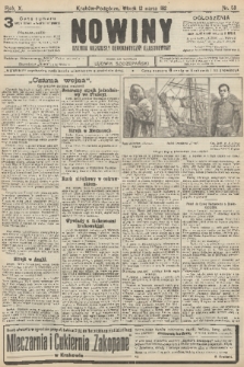 Nowiny : dziennik niezawisły demokratyczny illustrowany. R.10, 1912, nr 58