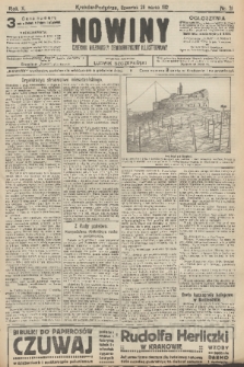 Nowiny : dziennik niezawisły demokratyczny illustrowany. R.10, 1912, nr 71