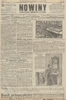 Nowiny : dziennik niezawisły demokratyczny illustrowany. R.10, 1912, nr 91