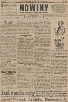 Nowiny : dziennik niezawisły demokratyczny illustrowany. R.10, 1912, nr 95