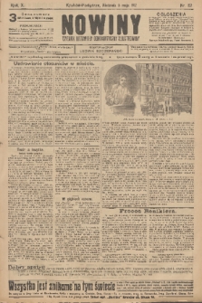 Nowiny : dziennik niezawisły demokratyczny illustrowany. R.10, 1912, nr 102