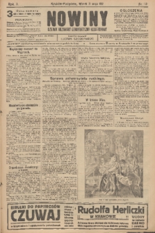 Nowiny : dziennik niezawisły demokratyczny illustrowany. R.10, 1912, nr 113