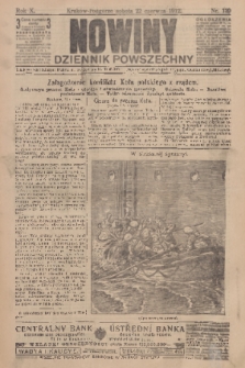 Nowiny : dziennik powszechny. R.10, 1912, nr 139