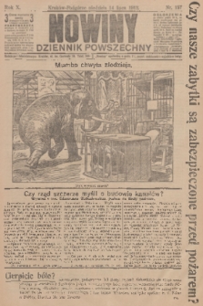 Nowiny : dziennik powszechny. R.10, 1912, nr 157