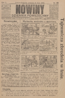 Nowiny : dziennik powszechny. R.10, 1912, nr 163