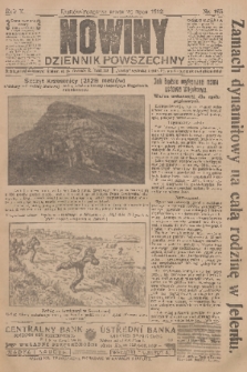 Nowiny : dziennik powszechny. R.10, 1912, nr 165