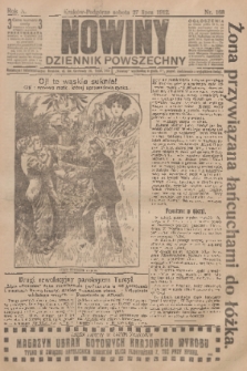 Nowiny : dziennik powszechny. R.10, 1912, nr 168