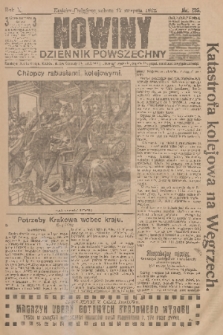 Nowiny : dziennik powszechny. R.10, 1912, nr 185