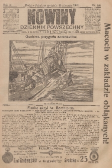 Nowiny : dziennik powszechny. R.10, 1912, nr 192