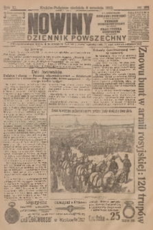 Nowiny : dziennik powszechny. R.10, 1912, nr 204