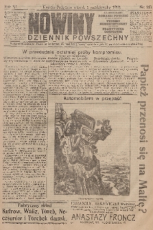Nowiny : dziennik powszechny. R.10, 1912, nr 223