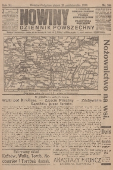 Nowiny : dziennik powszechny. R.10, 1912, nr 244