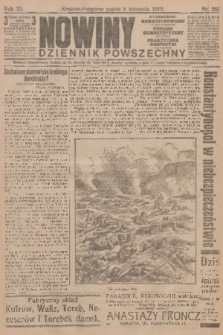 Nowiny : dziennik powszechny. R.10, 1912, nr 255