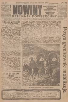 Nowiny : dziennik powszechny. R.10, 1912, nr 268