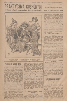 Praktyczna gospodyni. 1913, nr 39