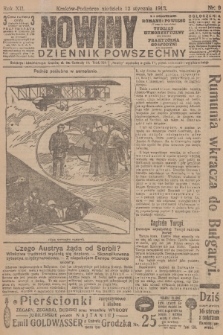 Nowiny : dziennik powszechny. R.12 [i.e.11], 1913, nr 9