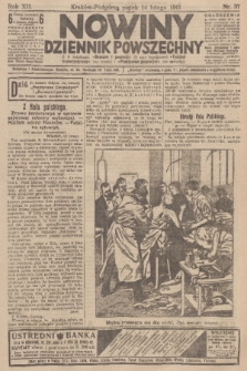 Nowiny : dziennik powszechny. R.12 [i.e.11], 1913, nr 37