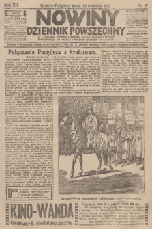 Nowiny : dziennik powszechny. R.12 [i.e.11], 1913, nr 87