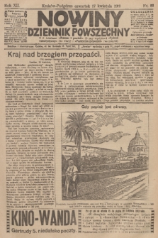 Nowiny : dziennik powszechny. R.12 [i.e.11], 1913, nr 88