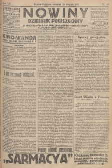 Nowiny : dziennik powszechny. R.12 [i.e.11], 1913, nr 197