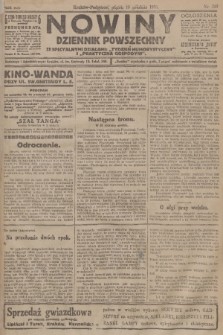 Nowiny : dziennik powszechny. R.12 [i.e.11], 1913, nr 291