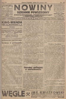 Nowiny : dziennik powszechny. R.12 [i.e.11], 1913, nr 292