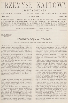 Przemysł Naftowy : dwutygodnik : organ Krajowego Towarzystwa Naftowego we Lwowie. R.13, 1938, Zeszyt 4