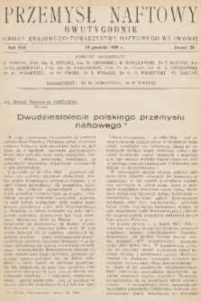 Przemysł Naftowy : dwutygodnik : organ Krajowego Towarzystwa Naftowego we Lwowie. R.13, 1938, Zeszyt 23