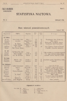 Statystyka Naftowa. R.1, 1926, nr 4