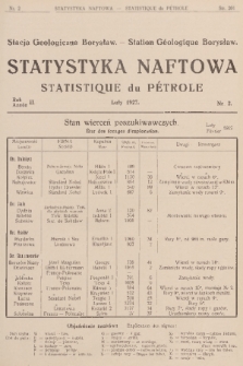 Statystyka Naftowa. R.2, 1927, nr 2