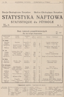 Statystyka Naftowa. R.2, 1927, nr 5