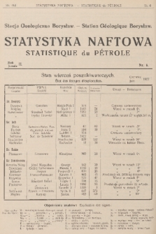 Statystyka Naftowa. R.2, 1927, nr 6