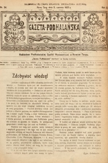 Gazeta Podhalańska. 1922, nr 24