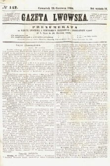 Gazeta Lwowska. 1864, nr 142