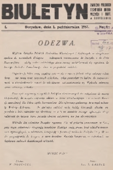 Biuletyn Związku Polskich Techników Wiertniczych i Naft. w Borysławiu. [R.]1, 1937, nr 6