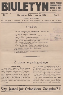 Biuletyn Związku Polskich Techników Wiertniczych i Naft. w Borysławiu. R.2, 1938, nr 3