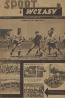 Sport i Wczasy. R.1, 1947, nr 8