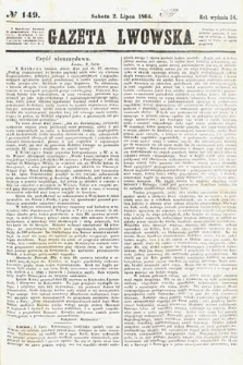 Gazeta Lwowska. 1864, nr 149