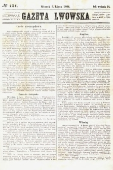 Gazeta Lwowska. 1864, nr 151