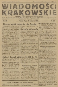 Wiadomości Krakowskie : wspólny organ dzienników krakowskich : „Czas”, „Głos Narodu”, „Goniec Krak.”, „Ilustr. Kuryer Codz.”, „N. Reforma”, „N. Dziennik” na czas strajku drukarzy krak. [R.1], 1922, nr 28