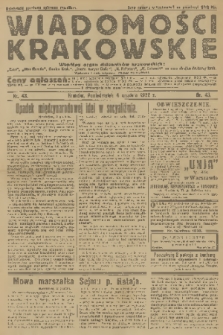 Wiadomości Krakowskie : wspólny organ dzienników krakowskich : „Czas”, „Głos Narodu”, „Goniec Krak.”, „Ilustr. Kuryer Codz.”, „N. Reforma”, „N. Dziennik” na czas strajku drukarzy krak. [R.1], 1922, nr 43