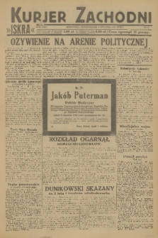 Kurjer Zachodni Iskra : dziennik polityczny, gospodarczy i literacki. R.24, 1933, nr 9