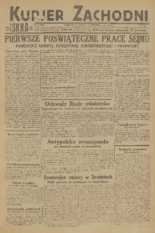 Kurjer Zachodni Iskra : dziennik polityczny, gospodarczy i literacki. R.24, 1933, nr 11